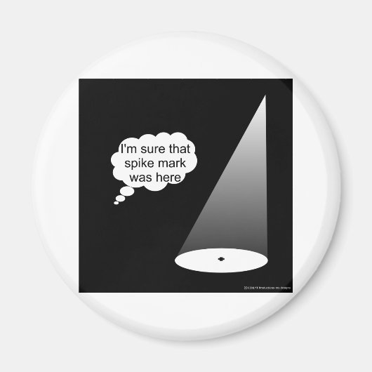 Aimant Où est le Spike Mark (Devant)