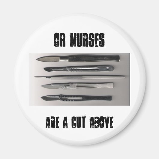 Aimant OU infirmière (Devant)