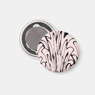 Aimant Où l'art rencontre la pensée noir et rose
