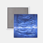 Aimant 'Où le ciel et l'eau ne se rencontrent jamais' (Recto/Verso)