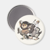 Aimant Où les choses sauvages sont des caractères (Recto/Verso)