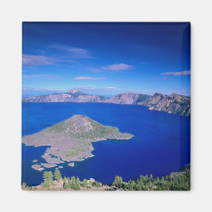 Aimant OU, parc national de Crater Lake, île de Wizard et