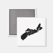 Aimant Où que ce soit - La Nouvelle-Écosse sera toujours  (Recto/Verso)