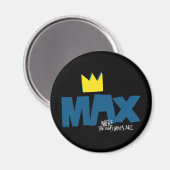 Aimant Où sont les choses sauvages | Max et Couronne (Recto/Verso)