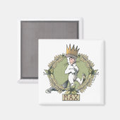 Aimant Où sont les monstres ? | Badge de Max (Recto/Verso)