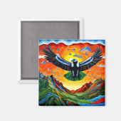 Aimant Où vole le Condor (Recto/Verso)
