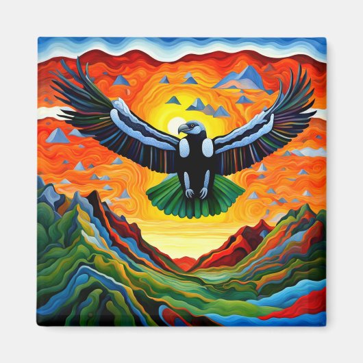 Aimant Où vole le Condor (Devant)