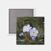 Aimant Oublie-moi pas les fleurs (Recto/Verso)