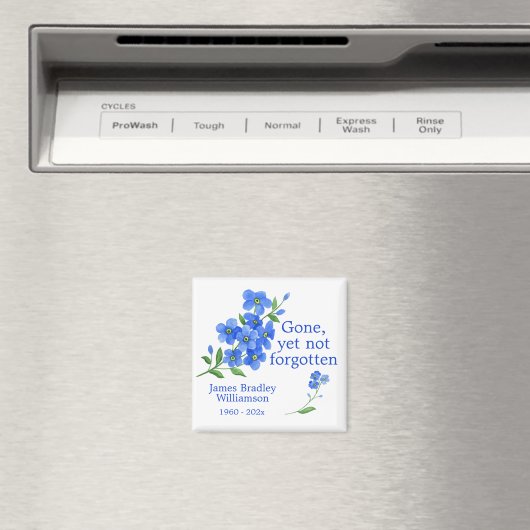 Aimant Oublie-moi pas mémorial Keepsaké (In Situ (Lave-vaisselle))