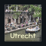 Aimant Oude Gracht<br><div class="desc">Canal de Oude Gracht à Utrecht City,  Hollande</div>