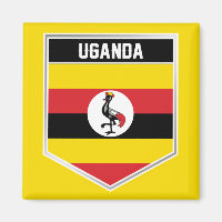 Ouganda - Bouclier du drapeau