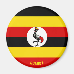Aimant Ouganda Drapeau charmant patriotique