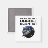 Aimant Oui C'est Rocket Science Drôle Aérospatiale (Recto/Verso)