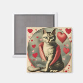 Aimant oui chatte chérie (Recto/Verso)