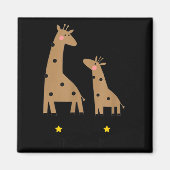 Aimant Our First Father's Day 2026, Funny Giraffe Gift Da (Devant)