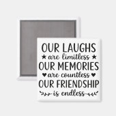 Aimant Our Laughs Are Limitless Friendship Quote (Recto/Verso)