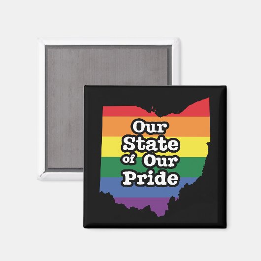 Aimant Our State of Our Pride Ohio (Recto/Verso)