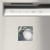 Aimant Ouragan Katrina, image satellite (In Situ (Lave-vaisselle))