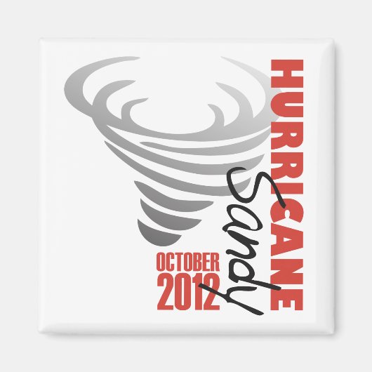 Aimant Ouragan Sandy 2012 (Devant)