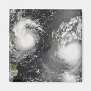 Aimant Ouragan Saomai et tempête tropicale Bopha