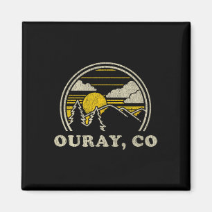 Aimant Ouray Colorado Co T Shirt Vintage Randonnées Monta