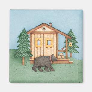 Aimant Ours au Cabine
