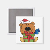 Aimant Ours avec cadeau T-shirts et cadeaux de vacances (Recto/Verso)