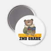 Aimant Ours avec règle 2e grade (Recto/Verso)