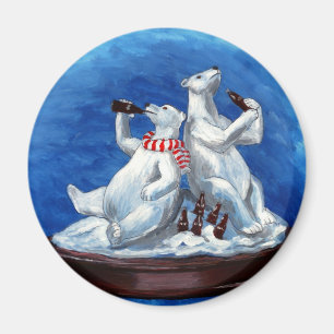 Aimant ours blancs Kola-potables