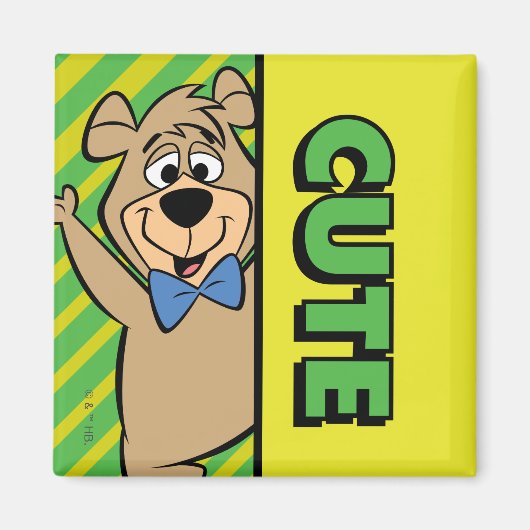 Aimant Ours Boo-Boo mignon (Devant)