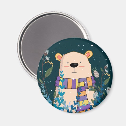 Aimant Ours Cosy (Recto/Verso)