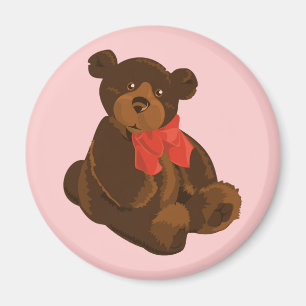 Aimant Ours de caricature mignon