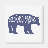 Aimant Ours de Colorado Springs (Devant)