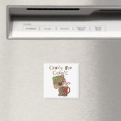 Aimant Ours de fille fou pour le cacao (In Situ (Lave-vaisselle))