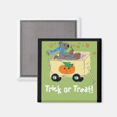Aimant Ours de l'Halloween (Recto/Verso)
