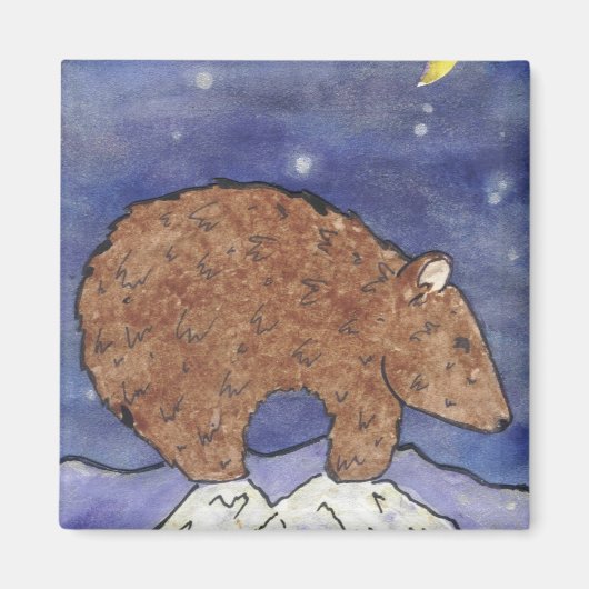 Aimant Ours de minuit (Devant)