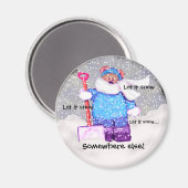 Aimant Ours De Neige Mad. (Recto/Verso)