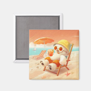 Aimant Ours de plage d'été