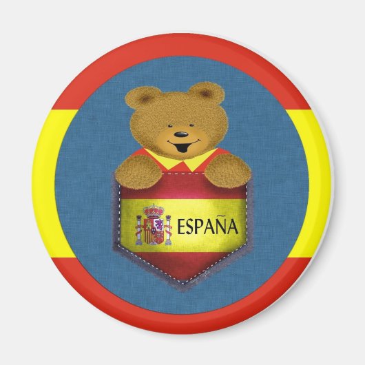 Aimant Ours de poche Espana (Devant)