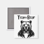 Aimant Ours d'équipe (Recto/Verso)
