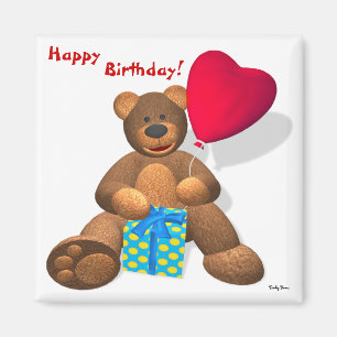 Aimant Ours Dinky : Joyeux anniversaire !