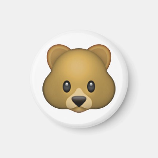 Aimant Ours - Emoji (Devant)