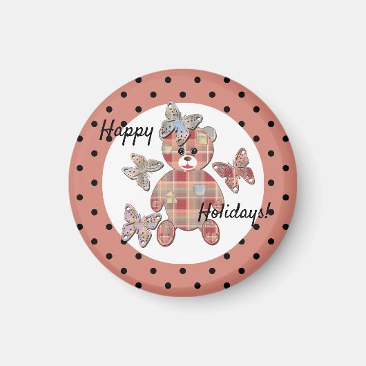 Aimant Ours en peluche (Devant)