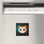 Aimant Ours en peluche - 3D (In Situ (Lave-vaisselle))