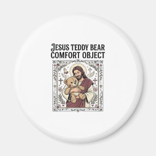 Aimant Ours en peluche Jésus Objet de Confort Ours en pel
