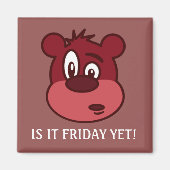 Aimant Ours en peluche magnétique (Devant)