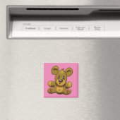 Aimant Ours en peluche mignon (In Situ (Lave-vaisselle))