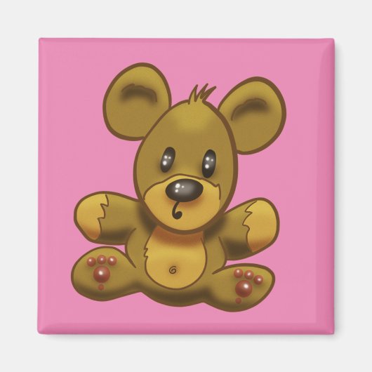 Aimant Ours en peluche mignon (Devant)