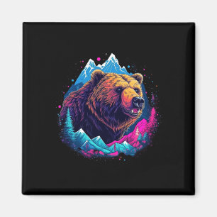 Aimant Ours grizzly extérieur nature alaska chasse randon