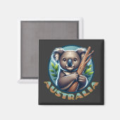 Aimant Ours Koala australien (Recto/Verso)